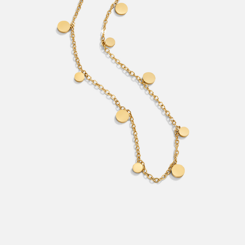 Elisa – Gold necklace with intricately filigree design