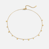 Elisa – Gold necklace with intricately filigree design