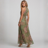 Teodora - Green Floral Maxi Dress