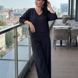 River™ | Layered Top and Wide Leg Pants Set