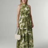 Sylin™ | Gathered Halter Midi Dress