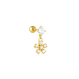 Eva-Marie – Elegant gold earrings with a fluid design.