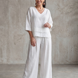 River™ | Layered Top and Wide Leg Pants Set