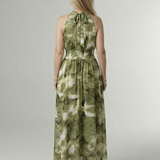 Sylin™ | Gathered Halter Midi Dress