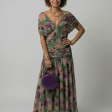 Calen™ | Flowing Midi Dresses with Off-the-Shoulder Design