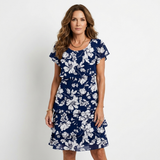 Francisca - Elegant Dress with Stripes