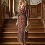 Lune™ | Natural Wrap Midi Dress