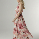 Sylin™ | Gathered Halter Midi Dress