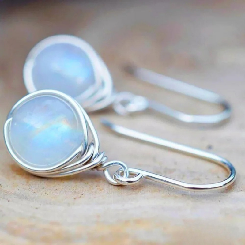 Andrea - Classic Moonstone Earrings