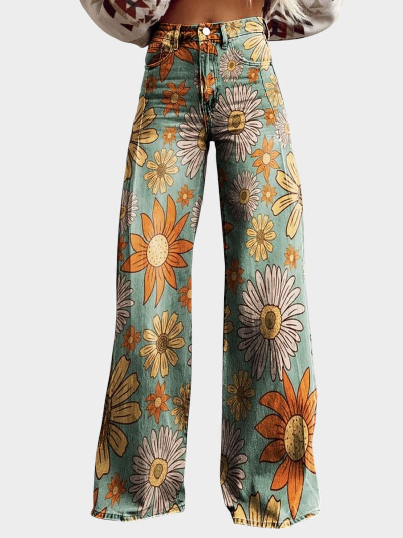 Cirilla™ | Floral Palazzo Pants