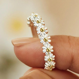 Florentina – Floral Silver Ring