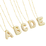 Letter Pendant Necklace