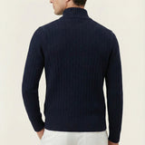 Léon Navy Rib Vest