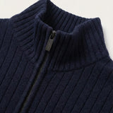 Léon Navy Rib Vest