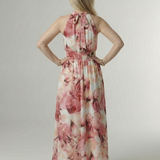 Sylin™ | Gathered Halter Midi Dress