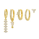 Livia – Gold earrings with a subtle shine.