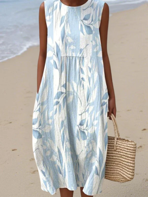 Sena | Midi Dress Inspired by Leaves