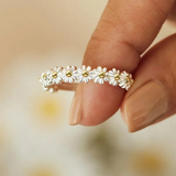 Florentina – Floral Silver Ring