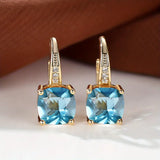 Sabrina - Earrings with Mystic Stone in Gold