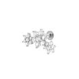 Eva-Marie – Elegant gold earrings with a fluid design.