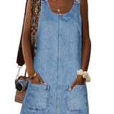 Phumzile | Lucile | Abito casual in look denim
