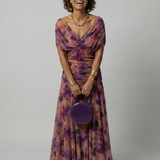 Calen™ | Flowing Midi Dresses with Off-the-Shoulder Design