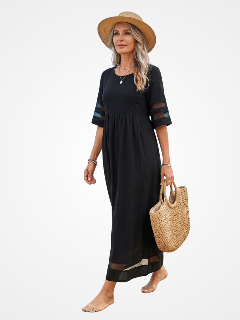 Analisa | Elegant Silhouette Maxi Dress