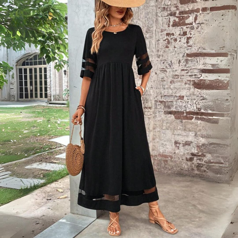 Analisa | Elegant Silhouette Maxi Dress