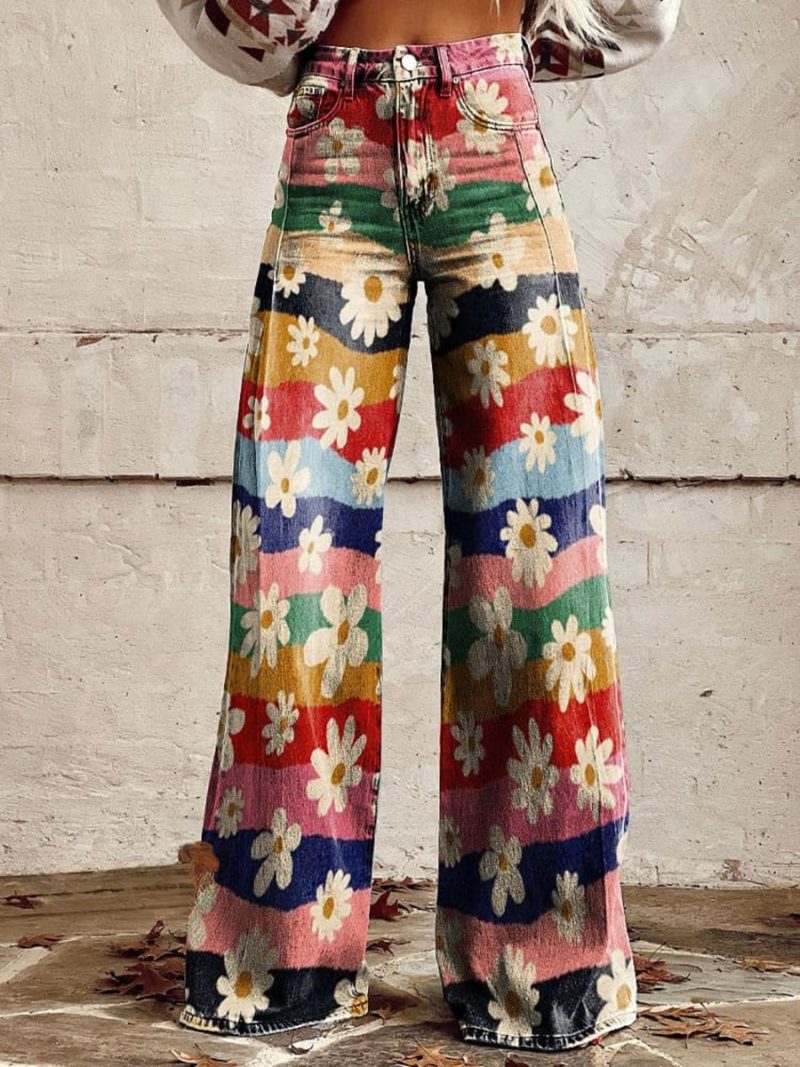 Léon™ | Elegant Floral Pants