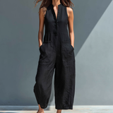 Cecília | Sleeveless Dress with Mandarin Collar