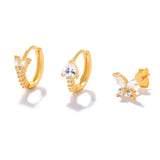 Eva-Marie – Elegant gold earrings with a fluid design.