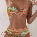 Jada™ | Sexy Ethnic Print Bikini Set