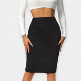High Waist Office Skirt