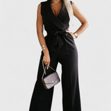 Elegant Sleeveless Montserrat Mono with Bow and Flowing Fall