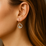 Marlena - Vintage Earrings in Gold and Silver