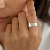 Emilia – Vintage Ring in Silver and Gold