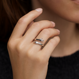 Adjustable Silver Ring Petra