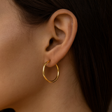Liliana – Large Golden Earrings