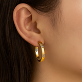 Aurelia – Vintage Gold Earrings with Floral Design