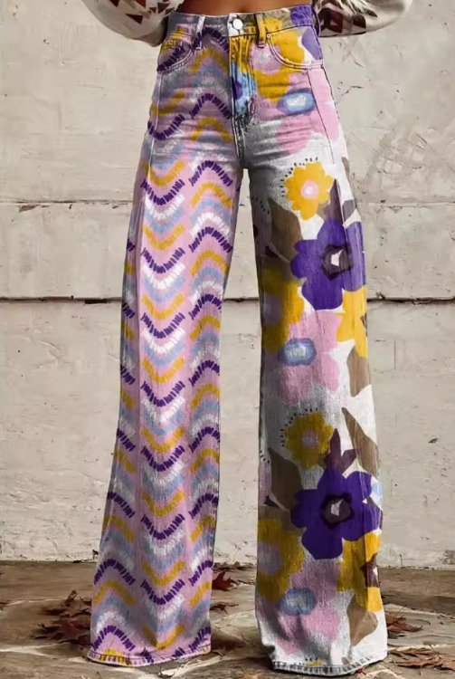 Isadora™ | Floral Boho Pants