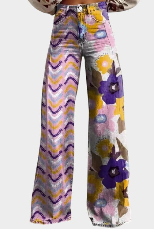 Isadora™ | Floral Boho Pants