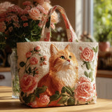 Handmade Cat Bag Roses