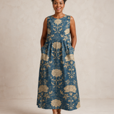 Robyn | Classic Floral Midi Dress