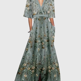 Cristina | Elegant Spring Maxi Dress