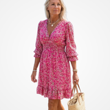 Tália | Elegant Floral Maxi Dress