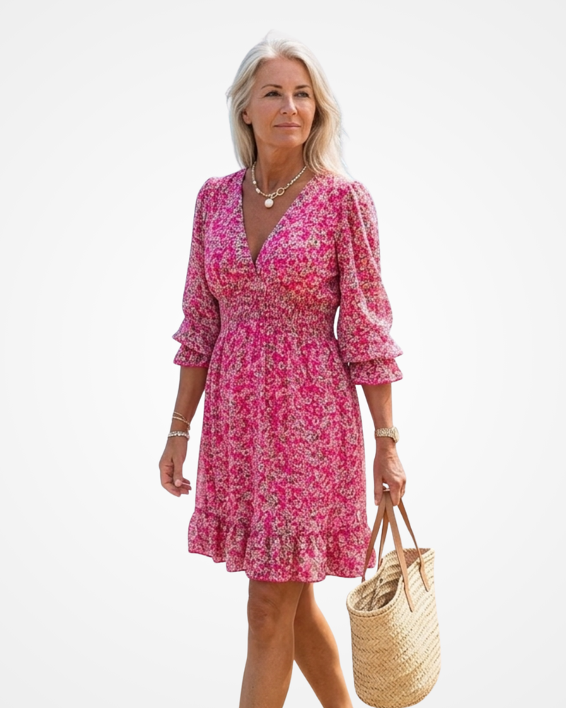 Tália | Elegant Floral Maxi Dress