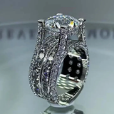 Jasmin – Vintage Ring with Diamond Brilliants