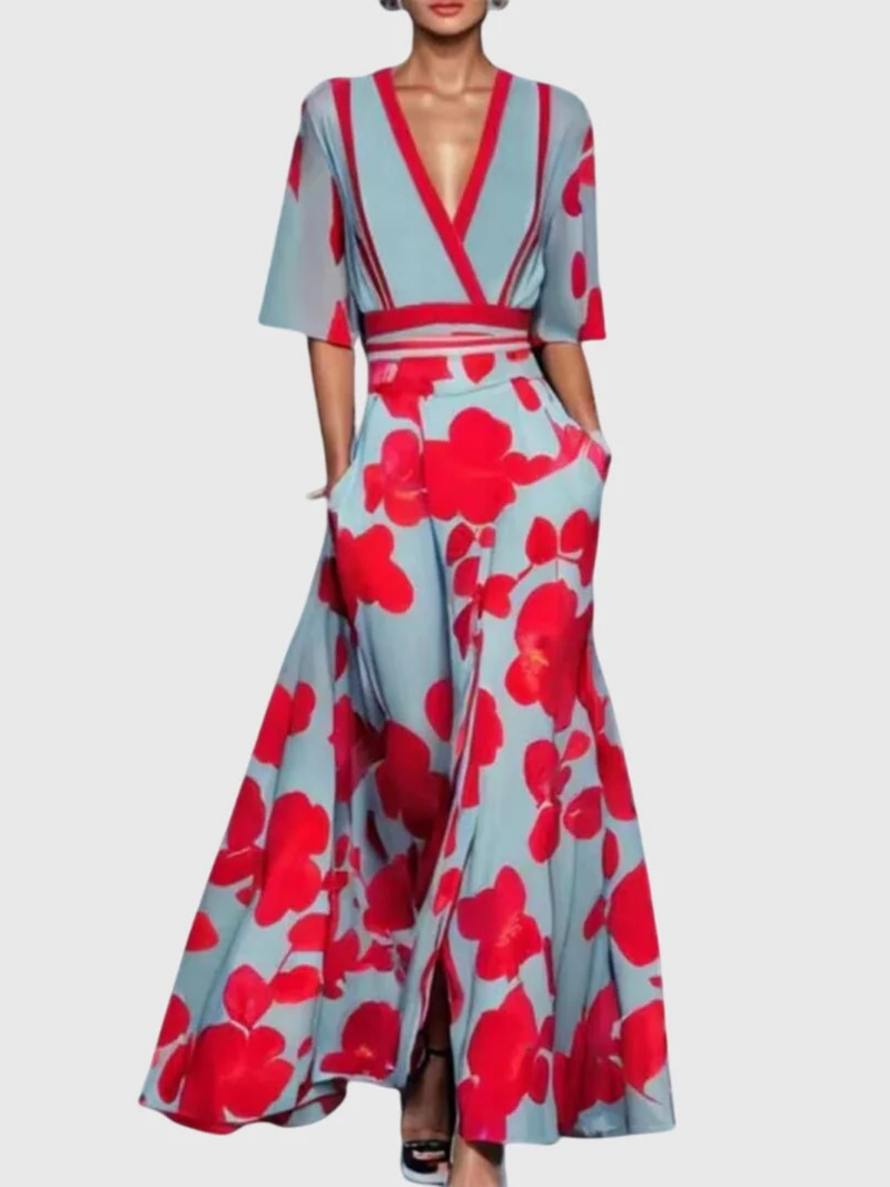 Cristina | Elegant Spring Maxi Dress