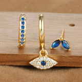 Leandra – Gold earrings with an elegant design.