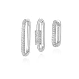 Lara - Gold Earrings with Elegant Curved Design